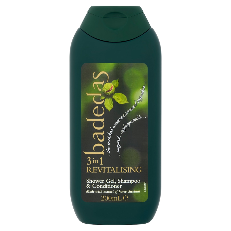 Badedas Revitalising Shower Gel , Shampoo & Conditioner 200Ml