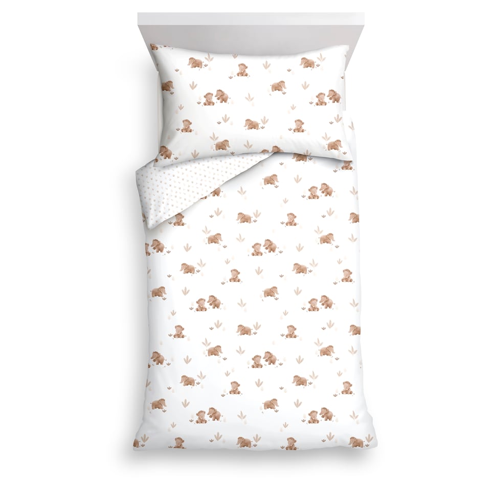 Fred & Flo Woolly Mammoth Duvet Set Toddler