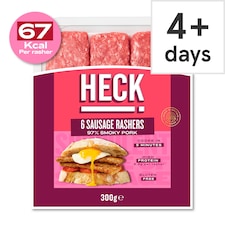 Heck 6 Smoky Pork Sausage Rashers 300g