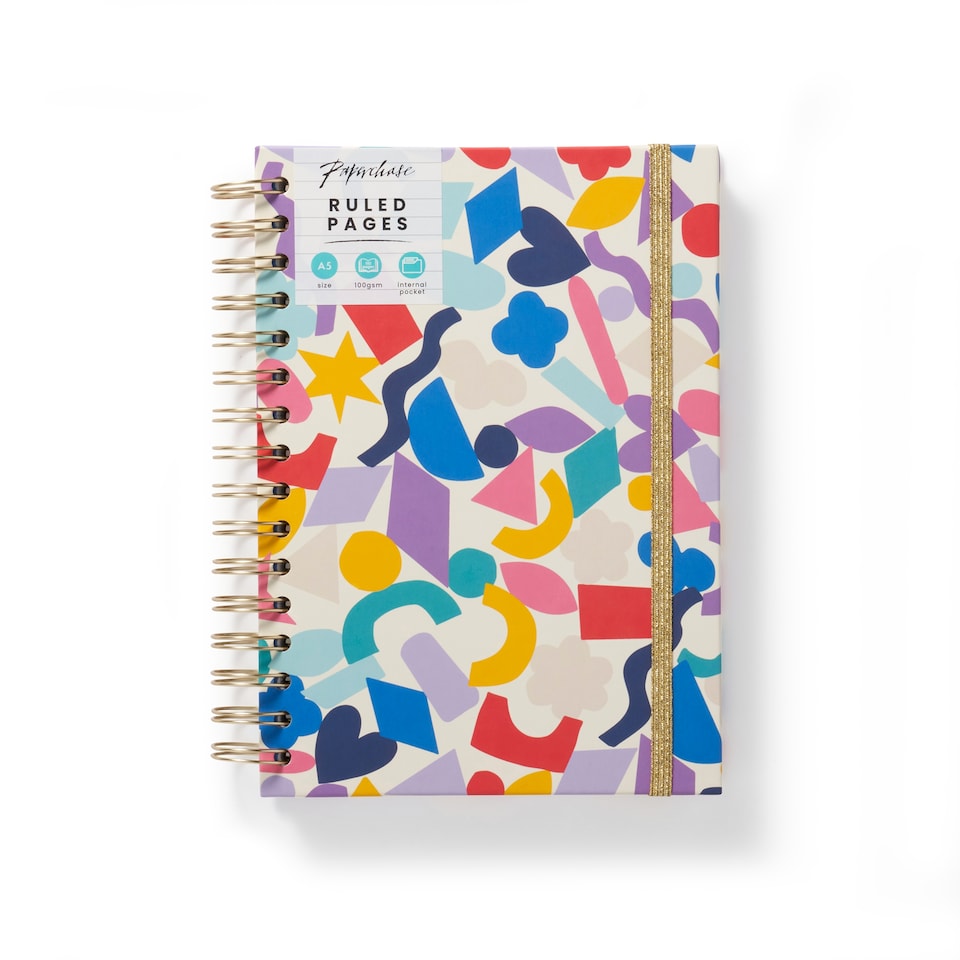 image 1 of Paperchase A5 Confetti Notebook