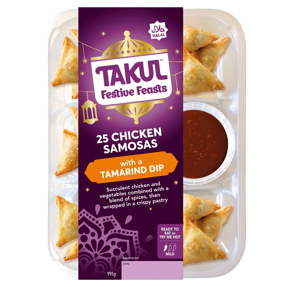 Takul Festive Feasts Chicken Samosas 995g