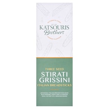 Katsouris Brothers Three Seed Stirati Grissini Italian Breadsticks 100g