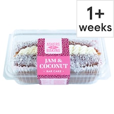 Ashers Jam Creme & Coconut Bar Cake