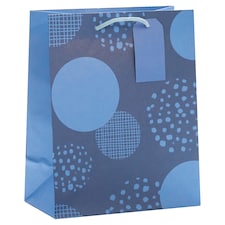 Tesco Blue Circle Medium Bag