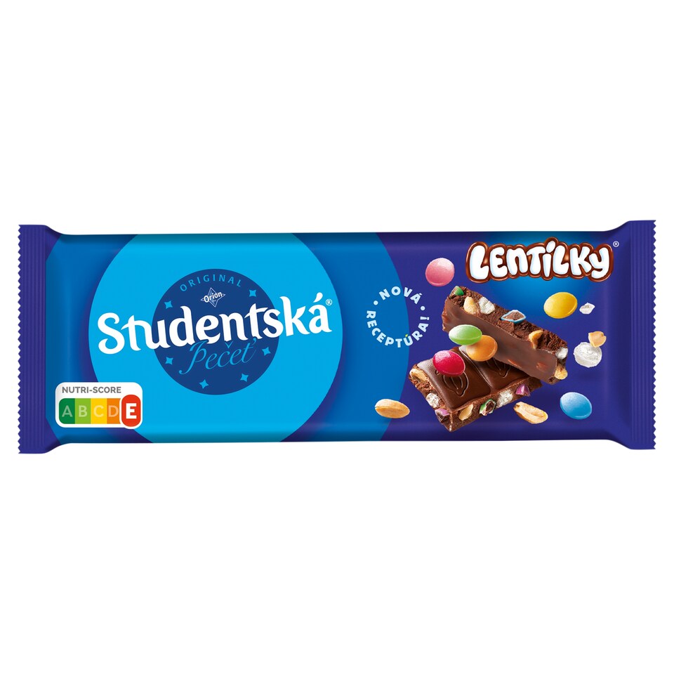 ORION Študentská pečať Milk Chocolate and Lentils with Peanuts and Jelly 90 g