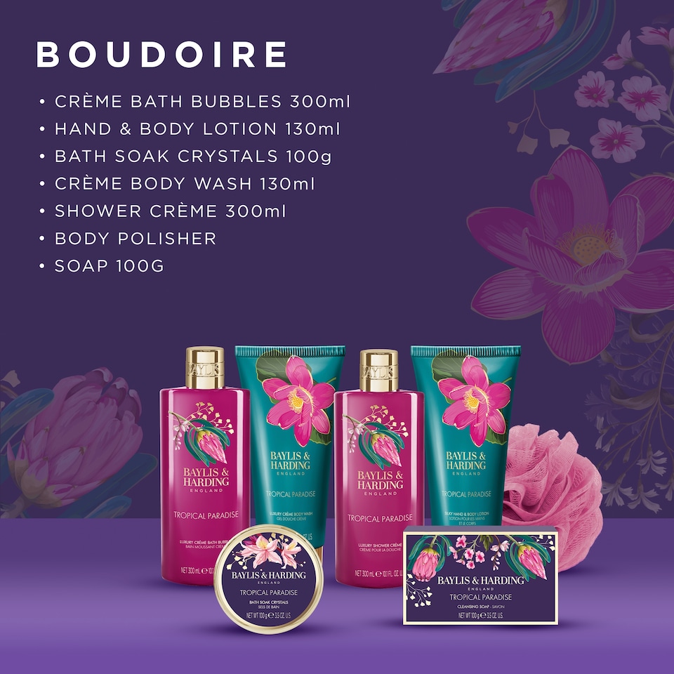 image 1 of  Baylis & Harding Boudoire Tropical Paradise Discovery Gift Set