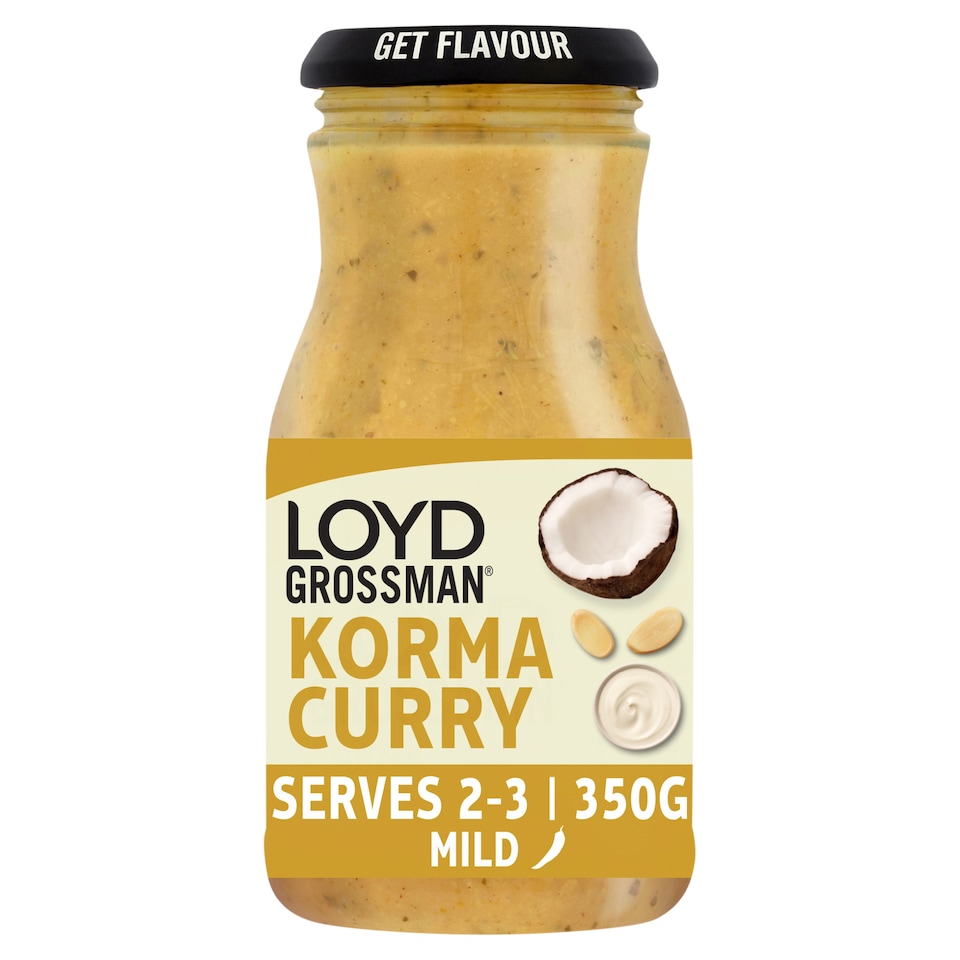Loyd Grossman Korma Indian Curry Sauce 350g