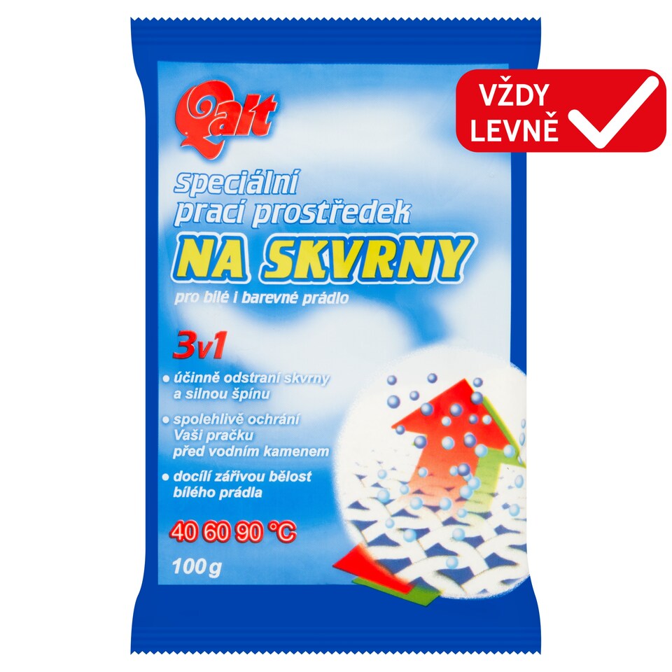 image 1 of Qalt Special Detergent for Stains for White and Colored Clothes 100g