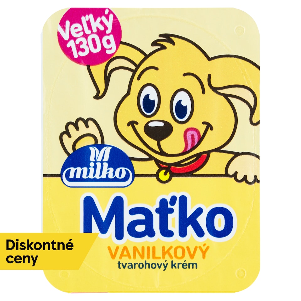 obrázok 1 z Milko Maťko vanilkový tvarohový krém 130 g