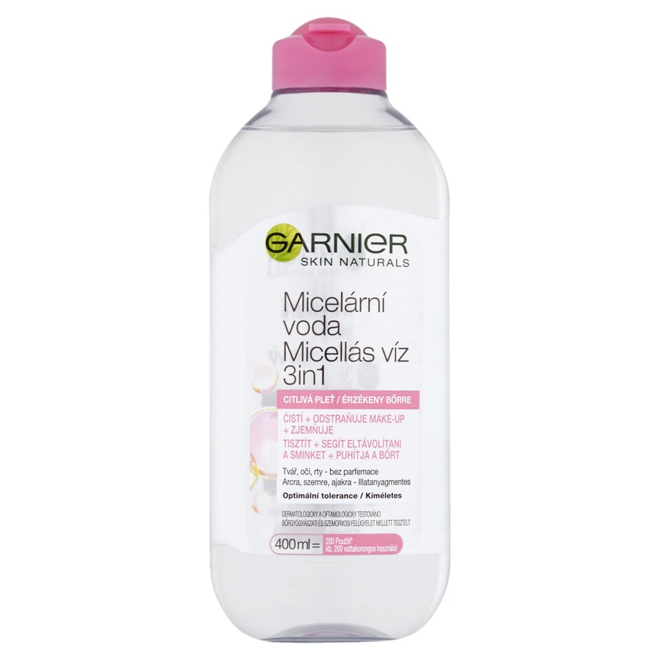 Garnier Skin Naturals All in One micelární voda pro citlivou pleť, 400 ml