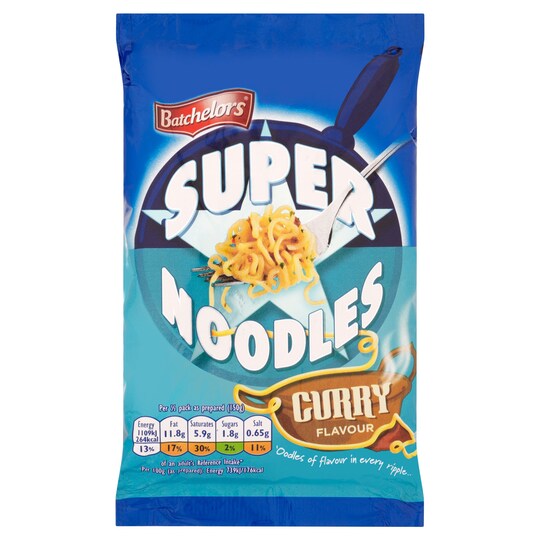 Batchelors Super Noodles Mild Curry 100G Tesco Groceries