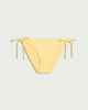 image 4 of F&F Tie Side Bikini Bottoms in Yellow
