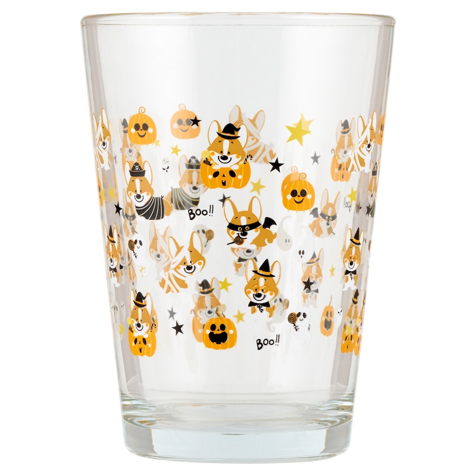 Corgi Halloween Glass 300 ml
