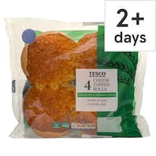 Tesco Cheese Topped Roll 300g