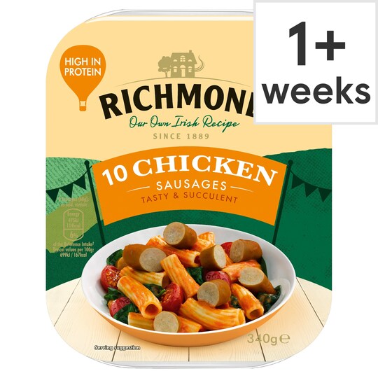 Richmond Chicken Sausages 10 Pack 340G