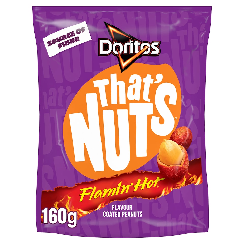 image 1 of Doritos Thats Nuts Flamin Hot 160g
