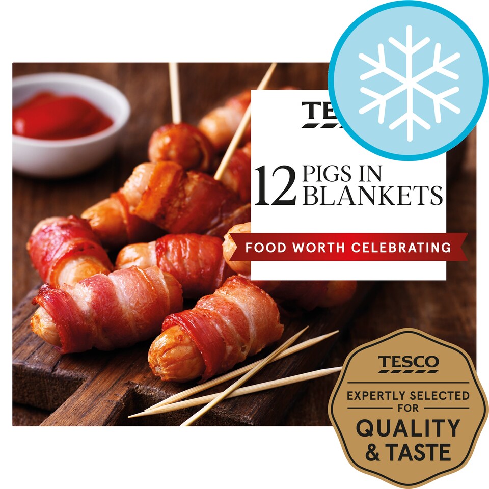 Tesco 12 Pigs In Blankets 240G