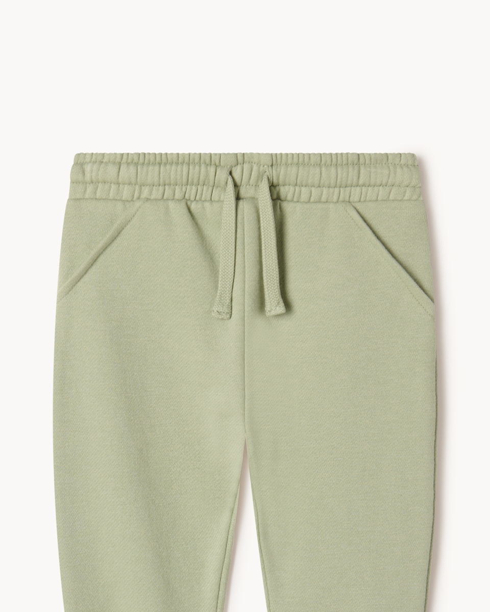 image 1 of F&F Baby 2-Pack Cotton Rich Woodland Print Joggers in Neutral