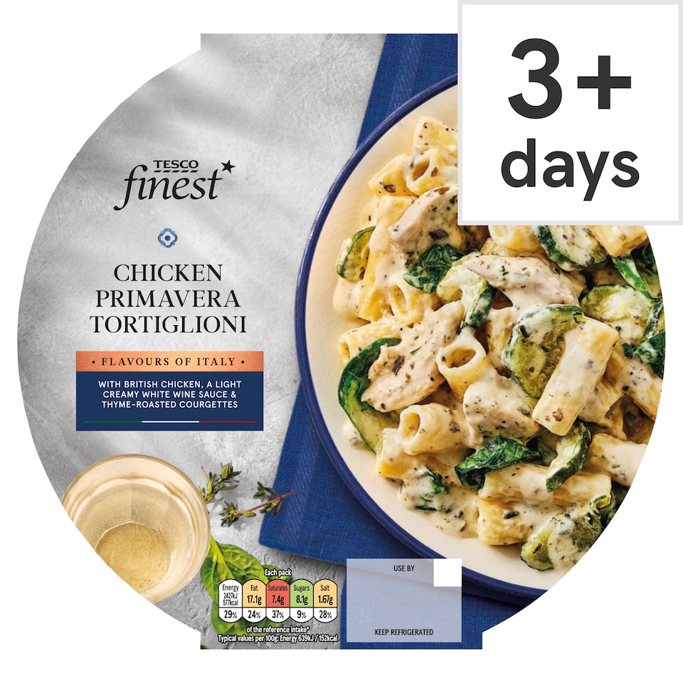 image 1 of Tesco Finest Chicken Primavera Tortiglioni 380g
