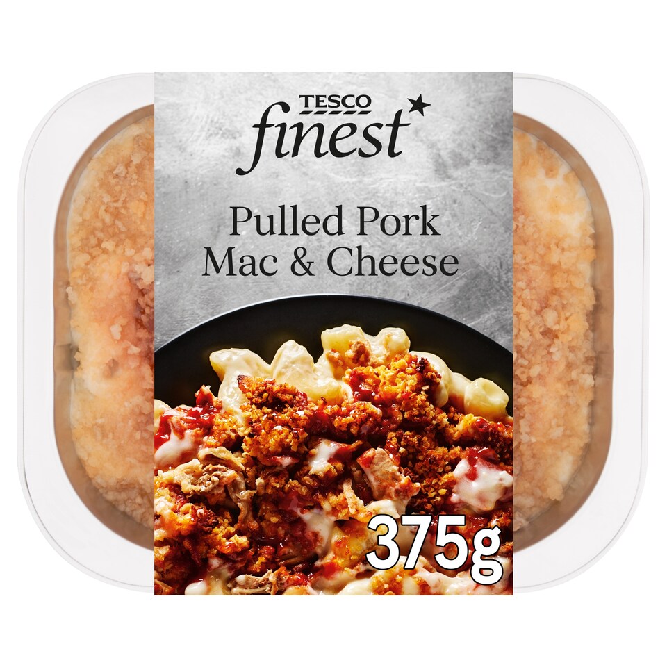 Tesco Finest Pulled Pork Mac & Cheese 375G