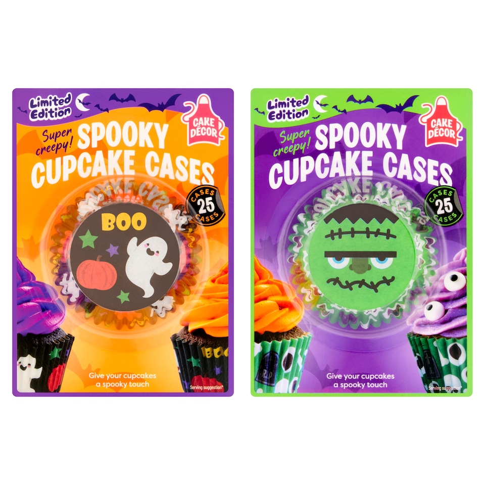 image 1 of Cake Decor Halloween Cupcakes Case 25Pk