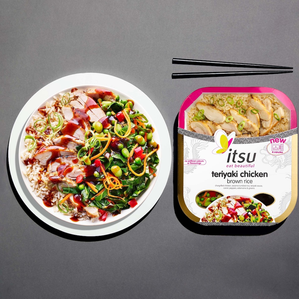 image 1 of Itsu Teriyaki Chicken Brown Rice 395g