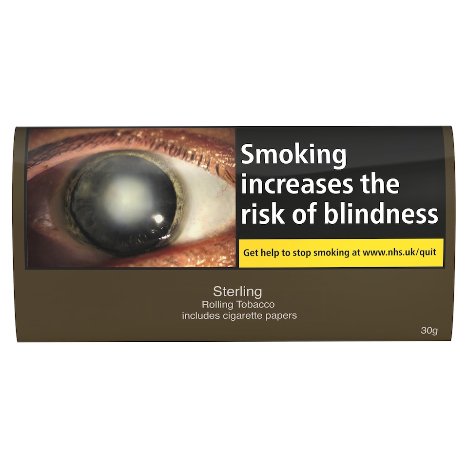 Sterling Rolling Tobacco Includes Cigarette Papers 30g