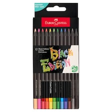 Faber-Castell Black Edition Colour Pencils 12 pcs