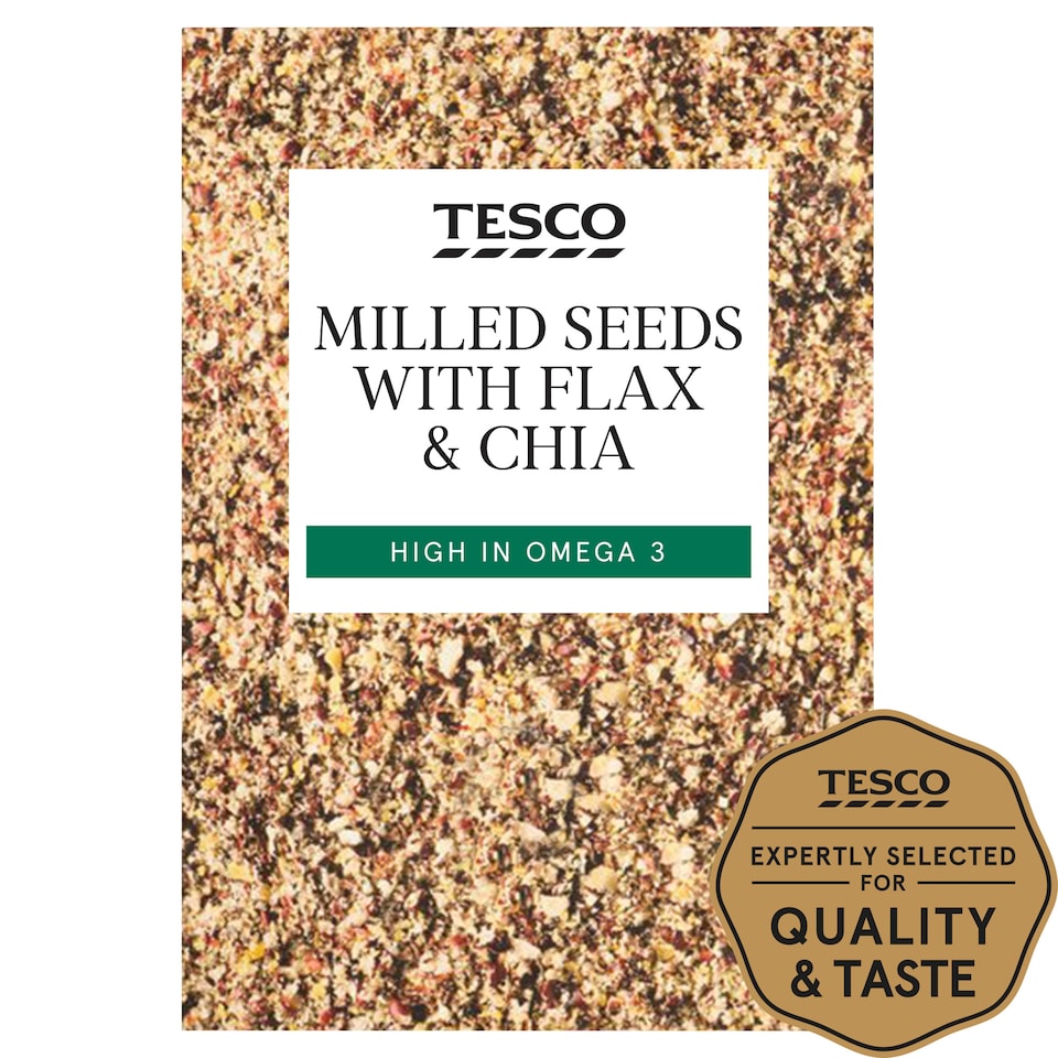 Tesco Milled Flax Pumpkin & Chia Seed Mix 175G