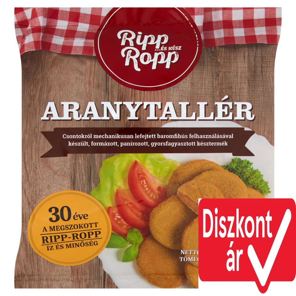 Ripp-Ropp gyorsfagyasztott aranytallér 1000 g