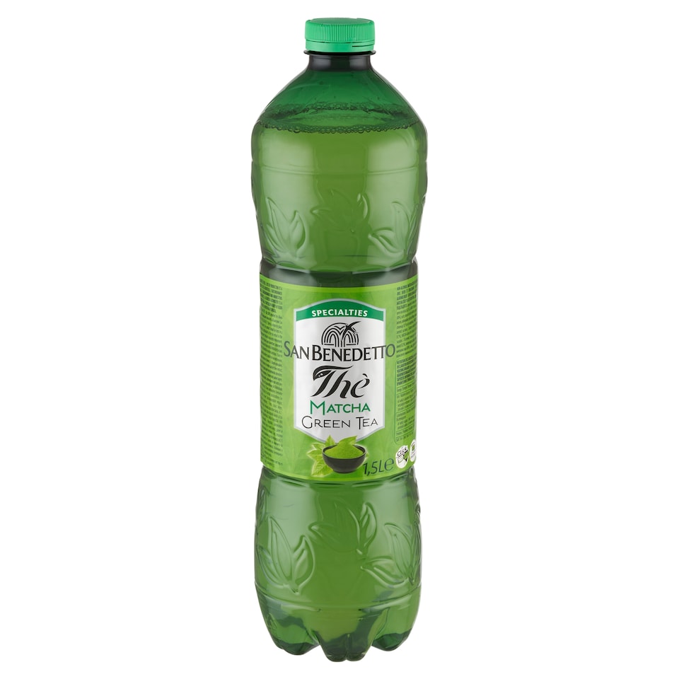 San Benedetto alkoholmentes matcha zöld tea ízű üdítőital cukorral és édesítőszerrel 1,5 l   1. kép