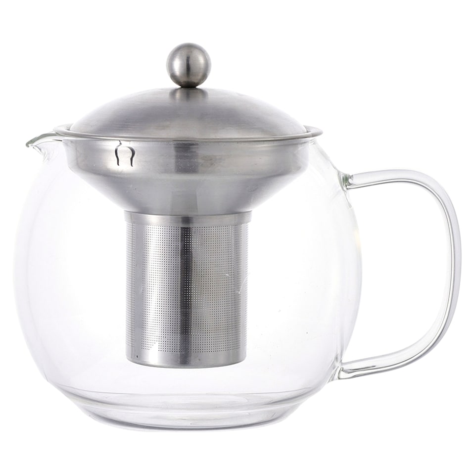 F&F Home Glass Infuser Teapot