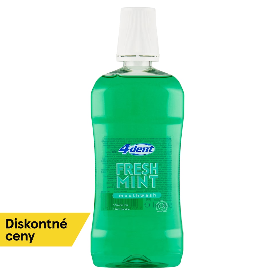 4Dent Fresh Mint ústna voda 500 ml