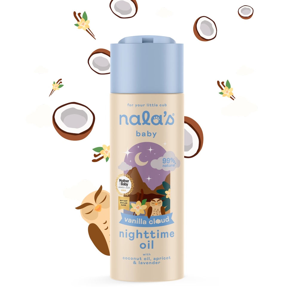 image 1 of Nala's Baby Nighttime Oil Vanilla Cloud 200ml