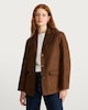 image 3 of F&F Faux Suede Blazer in Brown