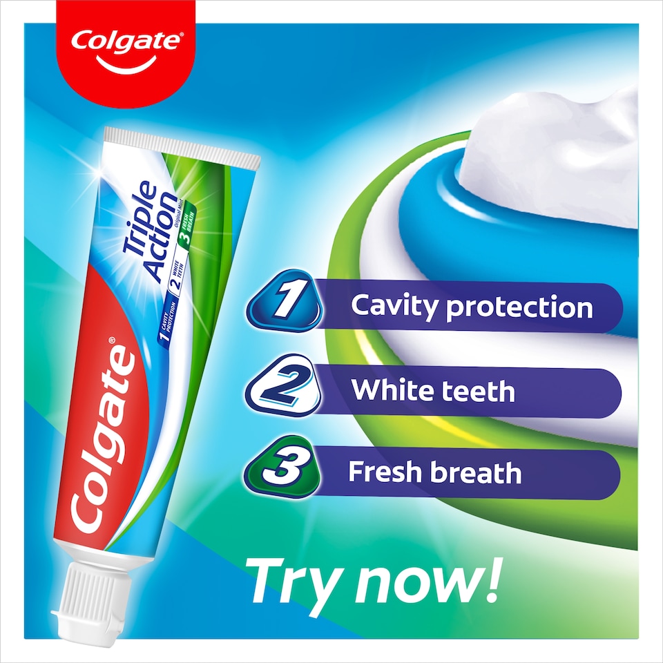 image 1 of Colgate Triple Action Toothpaste 75Ml
