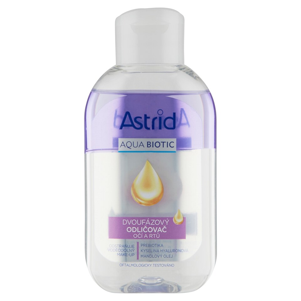 Astrid Aqua Biotic dvojfázový odličovač očí a pier 125 ml