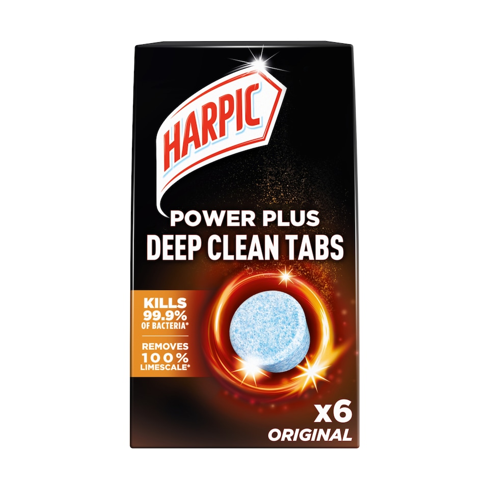 Harpic Power Plus Deep Clean Tabs Toilet Cleaner Original 135g