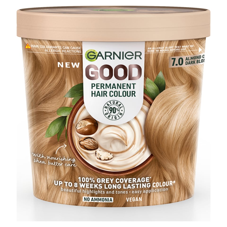 image 1 of Garnier Good Permanent Hair Colour - 7.0 Almond Creme Dark Blonde