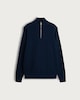 image 4 of F&F Pure Cotton Ribbed Half Zip Jumper in Teal