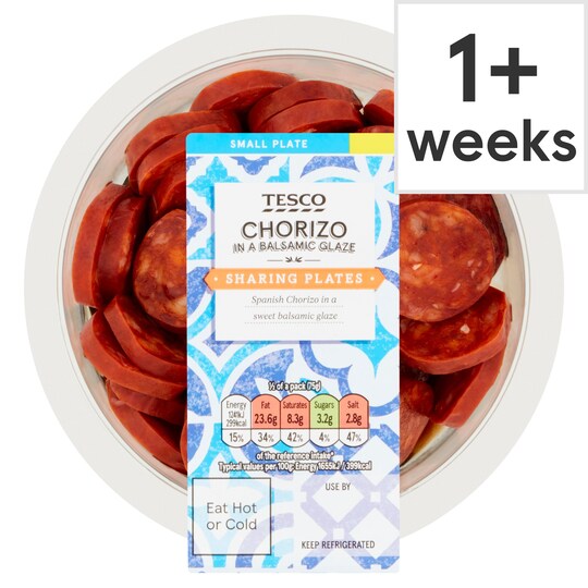 Tesco Chorizo In Balsamic Glaze 150G