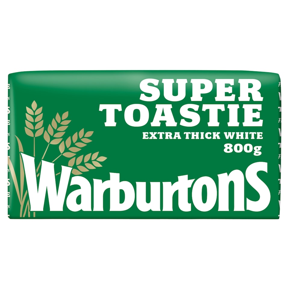 Warburtons Super Toastie Extra Thick Sliced White Bread 800g