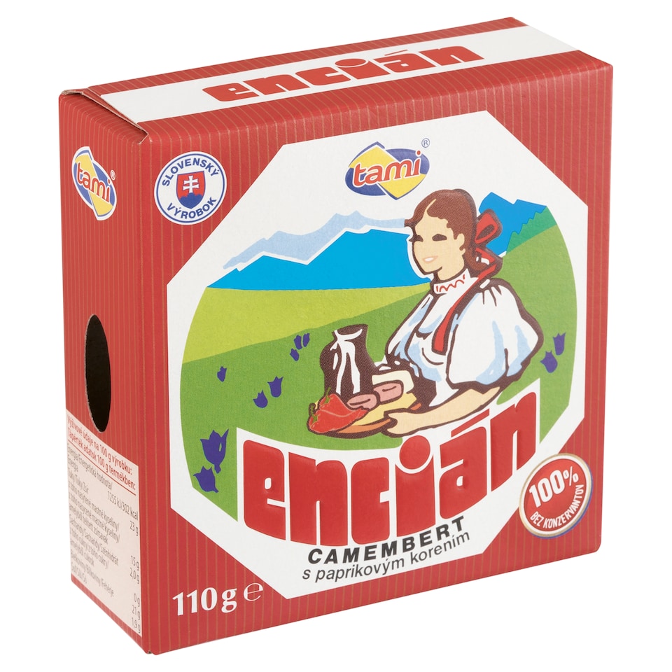 obrázok 1 z Tami Encián Camembert s paprikovým korením 110 g