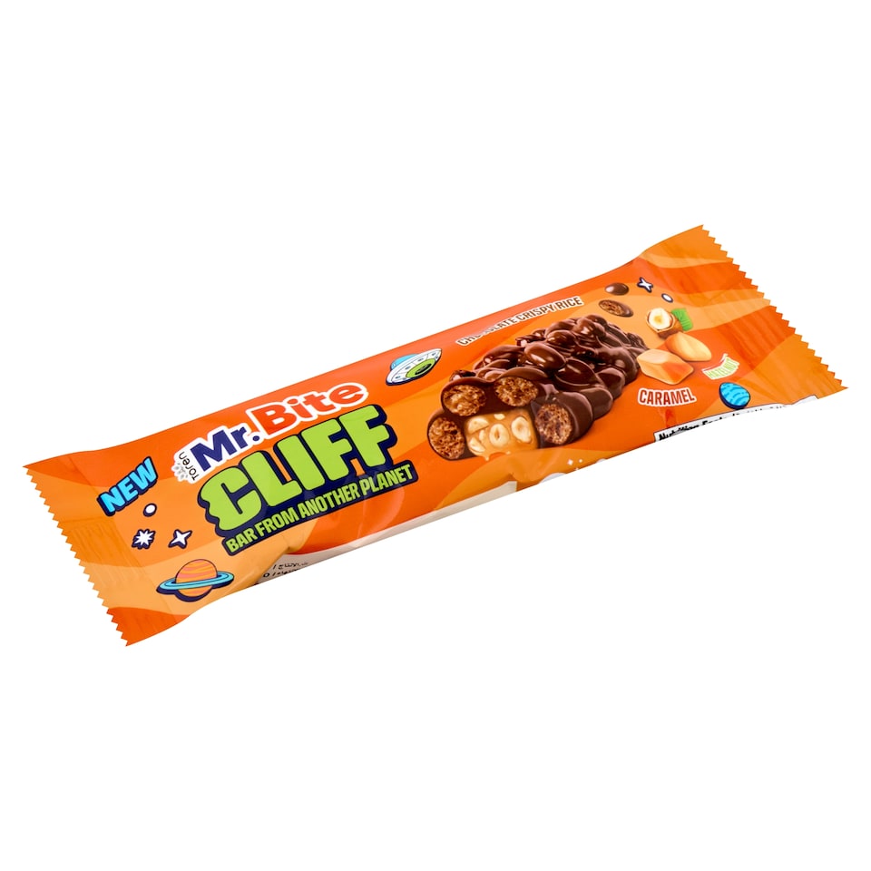 Mr. Bite Cliff karamellás csoki szelet 35 g  1. kép