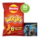 image 1 of Walkers Wotsits Flamin' Hot Multipack Crisps 6x16g