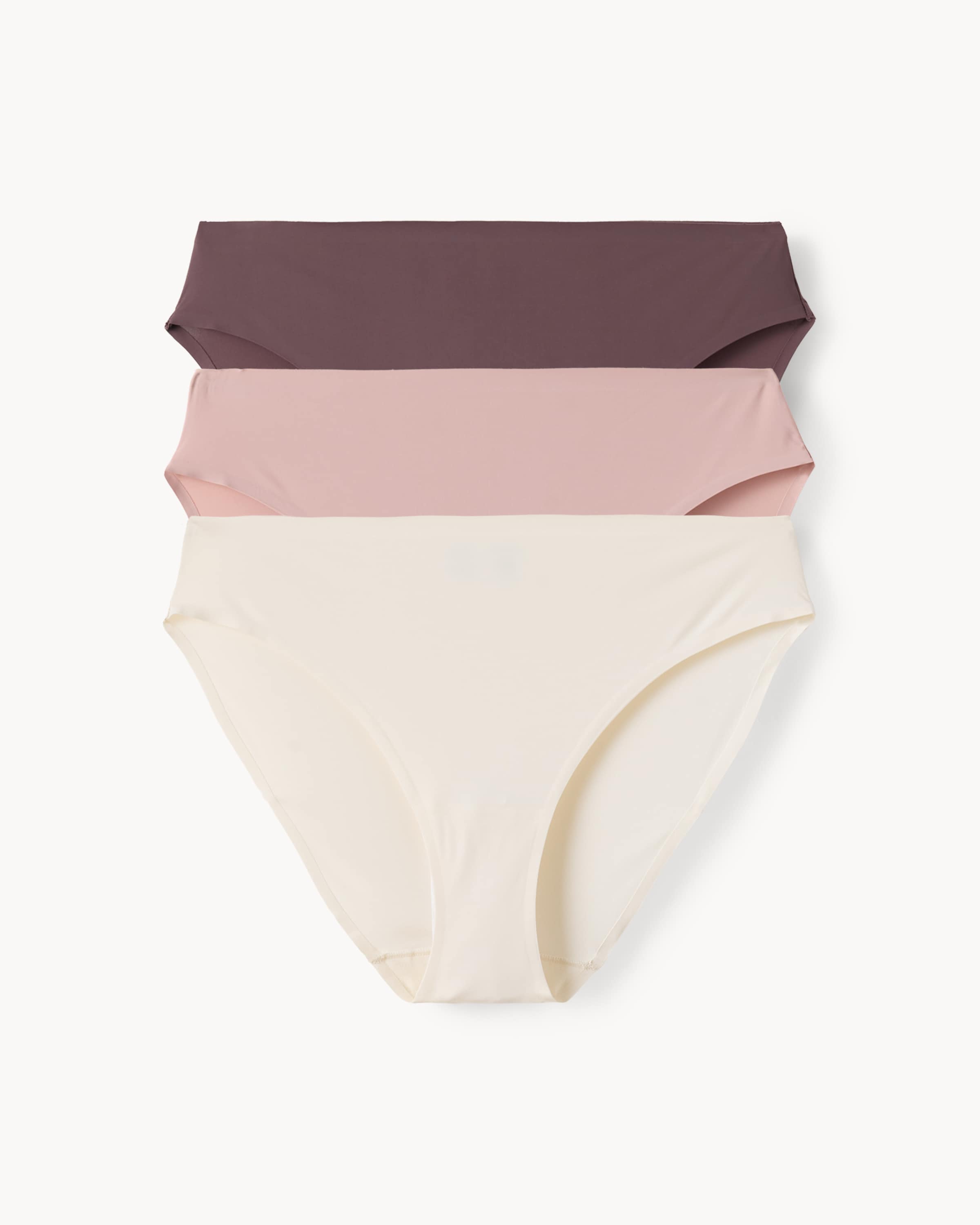 F&F 3-Pack Bonded High Leg Knickers in Multi, 16
