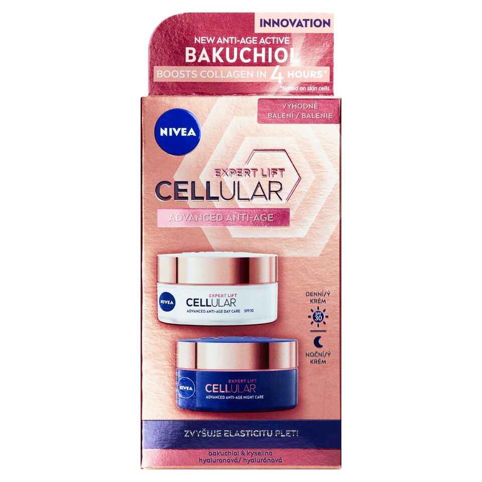 obrázok 1 z Nivea Cellular Expert Lift Denný a nočný krém 2 x 50 ml