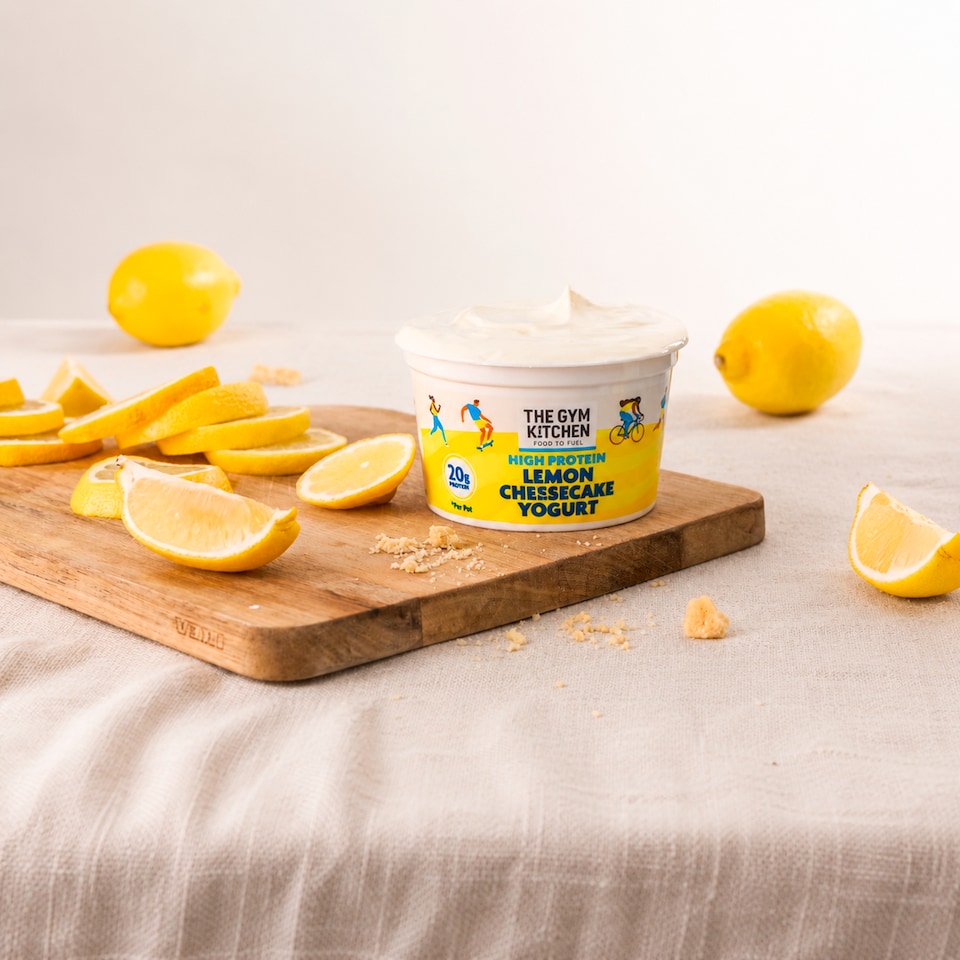 image 1 of The Gym Kitchen High Protein Lemon Cheesecake Yogurt 200g