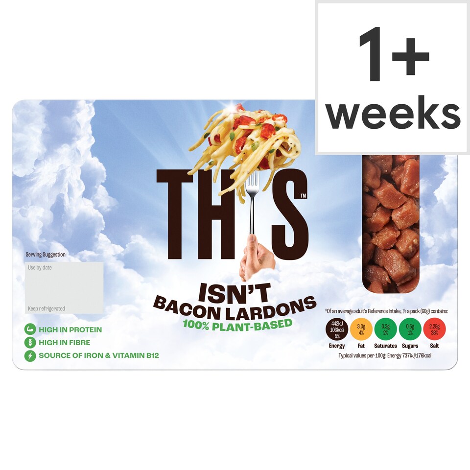 This Isn't Bacon Plant Based Lardons 120G