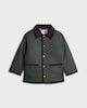 image 4 of F&F Boys Pure Cotton Collared Jacket in Green